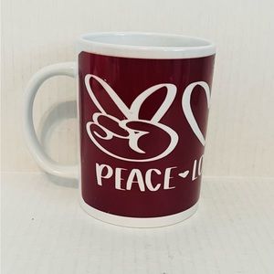 Cricut Peace Love Bingo Mug
